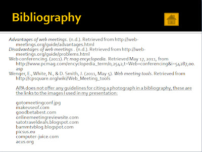 Apa bibliography references used in a powerpoint
